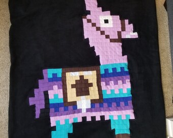 Fortnite Loot Llama Etsy - fortnite loot llama 8bit couch blanket