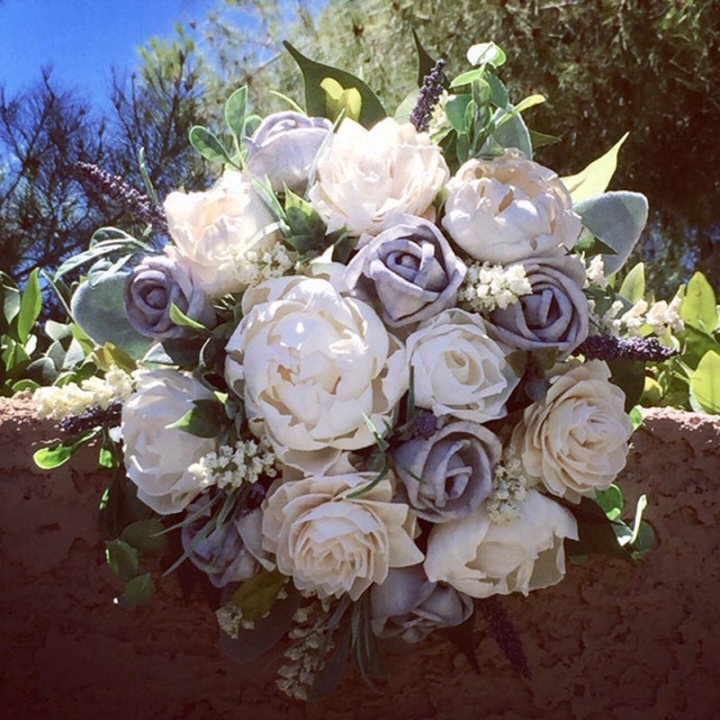 Lavender Wedding Bouquet Etsy