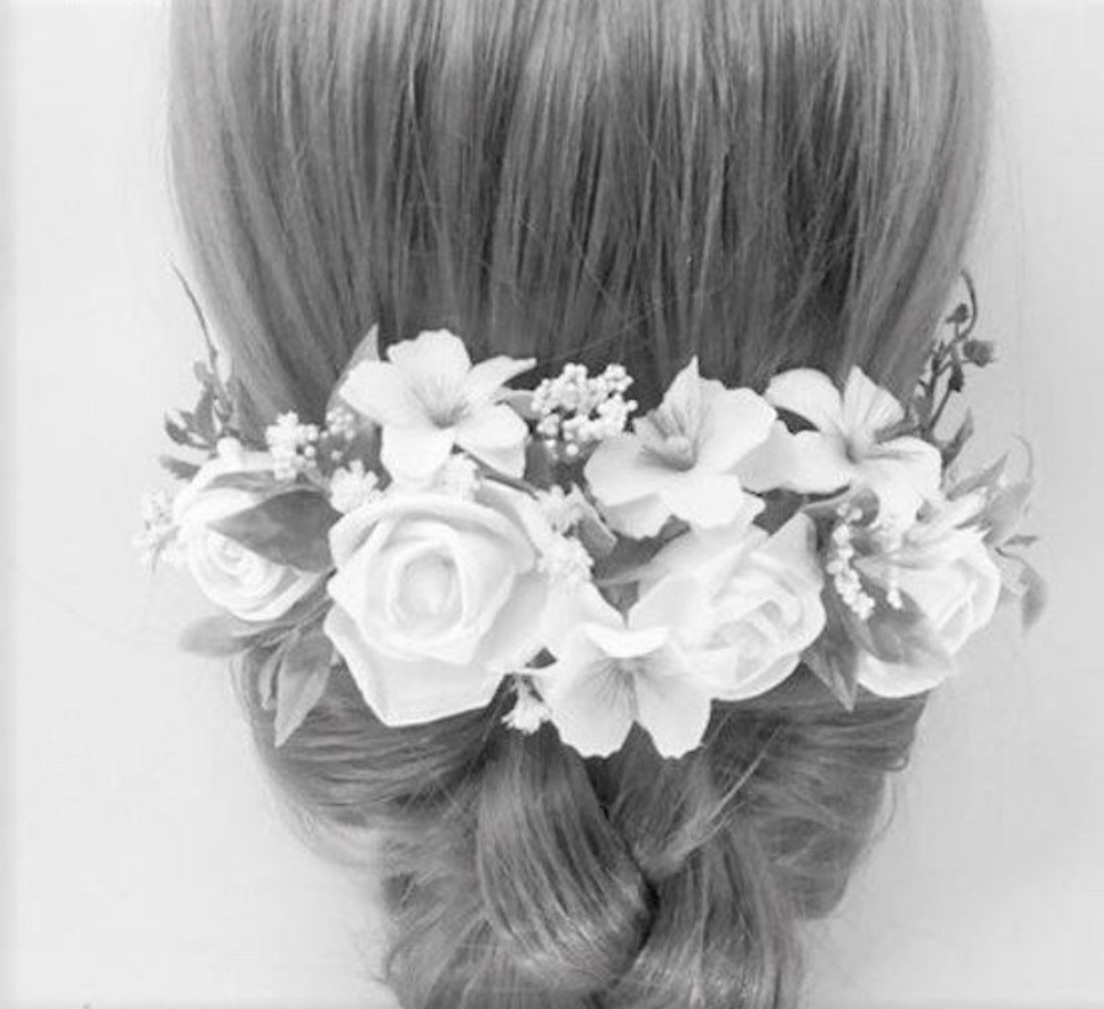 Sola Wood Burgundy Blush Ivory Floral Comb Custom Wedding Etsy