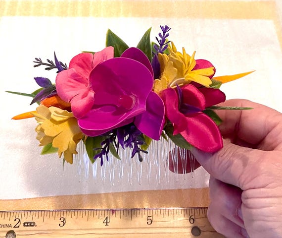 DULCENOVIA Tocado Media Corona Para El Cabello Hortencia