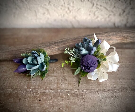 Matching corsage and sale boutonniere for prom