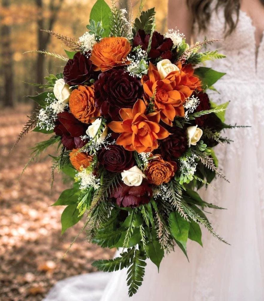Cascading Wedding Bouquet