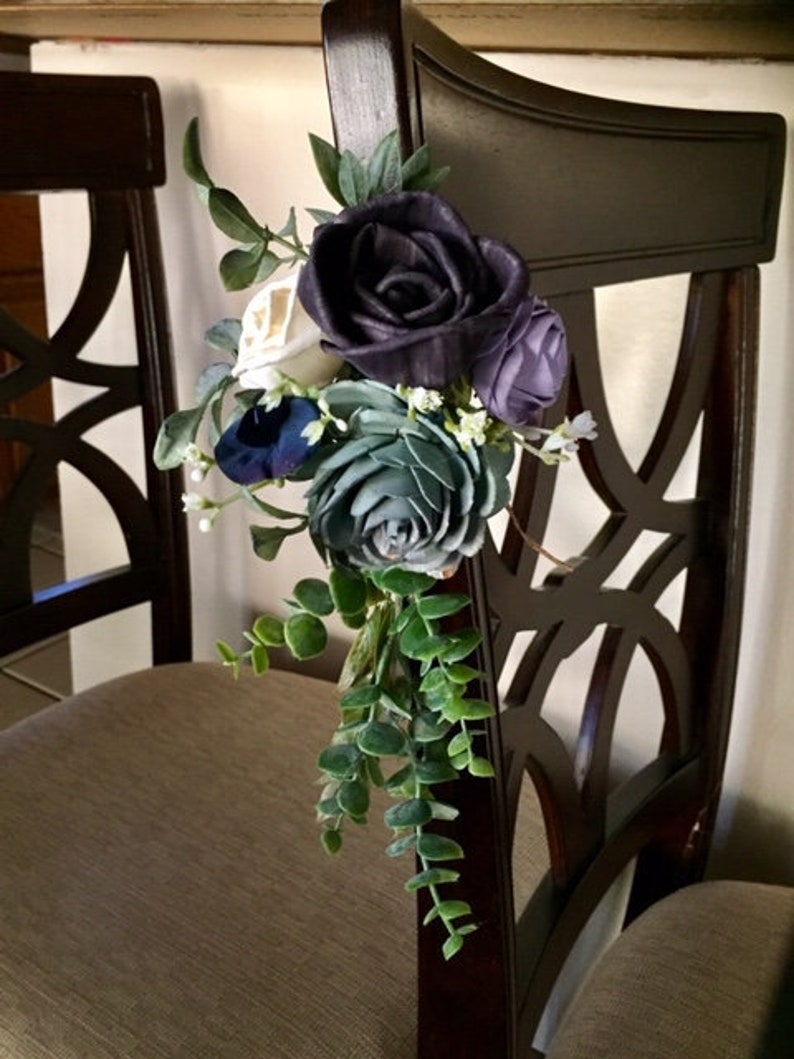 Sola Wood Flowers Pew Marker Flowers Aisle Flowers Custom Etsy