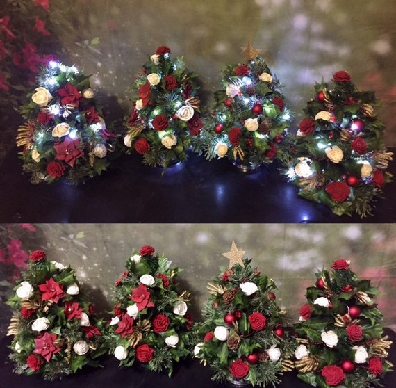 Rose top christmas lights