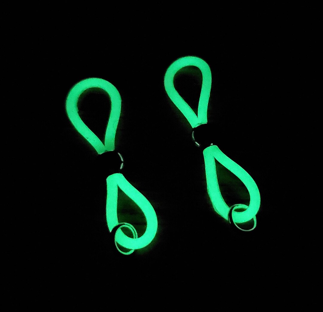Glow in Dark Nipple Noose Non Pierced Fake Nipple Rings Etsy