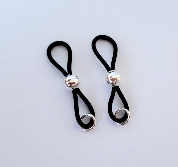 Non pierced Nipple Noose Lingerie Jewelry Fake Nipple Rings BDSM Erotic Adult Toys DIY Breast Jewelry for Women Etsy