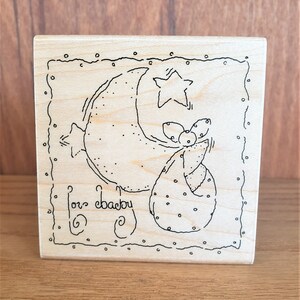 Novo bebê entrega lua 106 para bebê carimbo de borracha scrapbooking cartões de impressão e papelaria