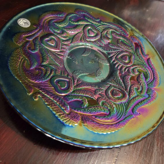 Fenton Art Glass 95th Anniversary 2000 Heart and Vine Plate