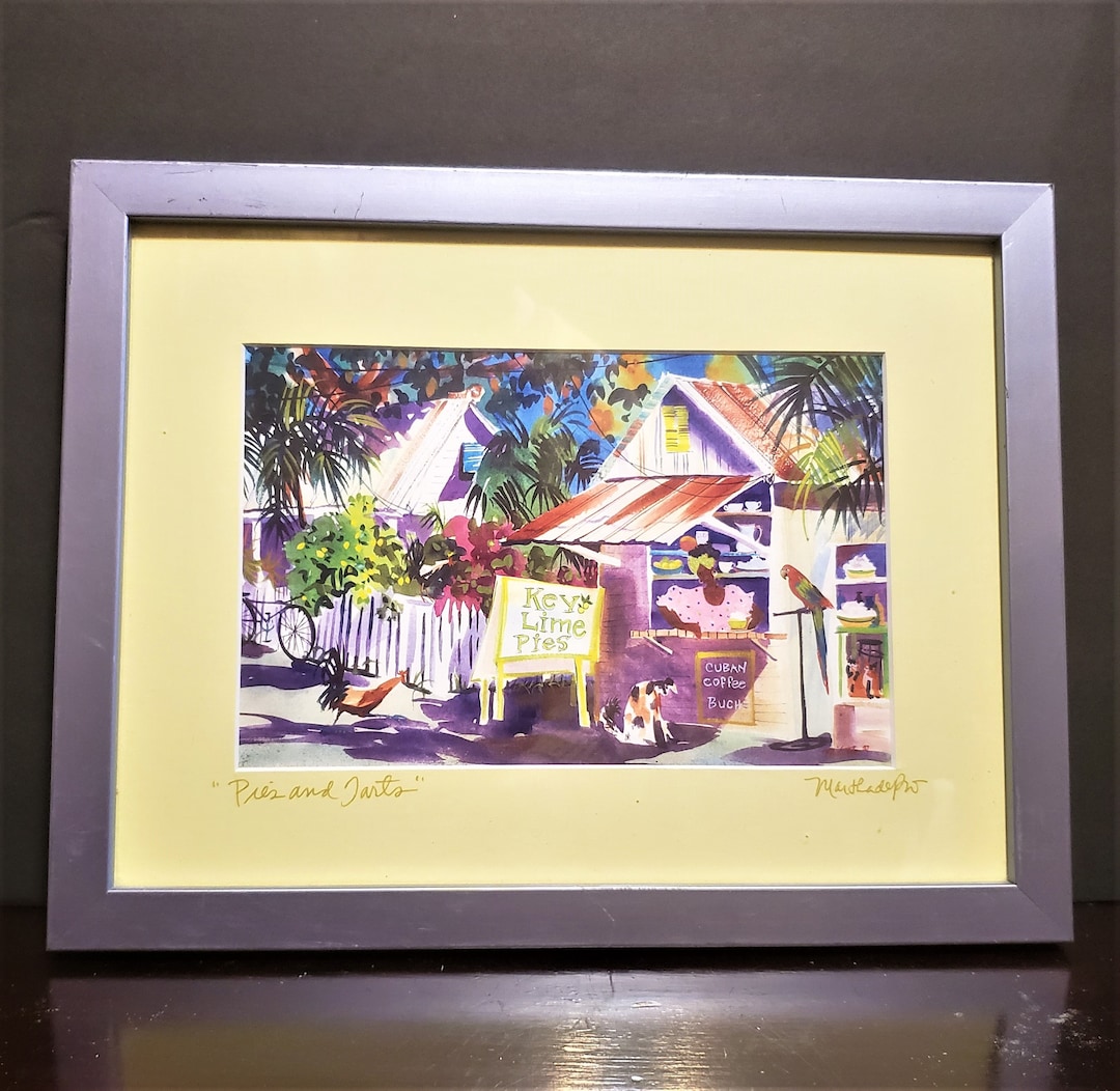 Key West Native Martha Depoo Original Watercolor Key West Etsy