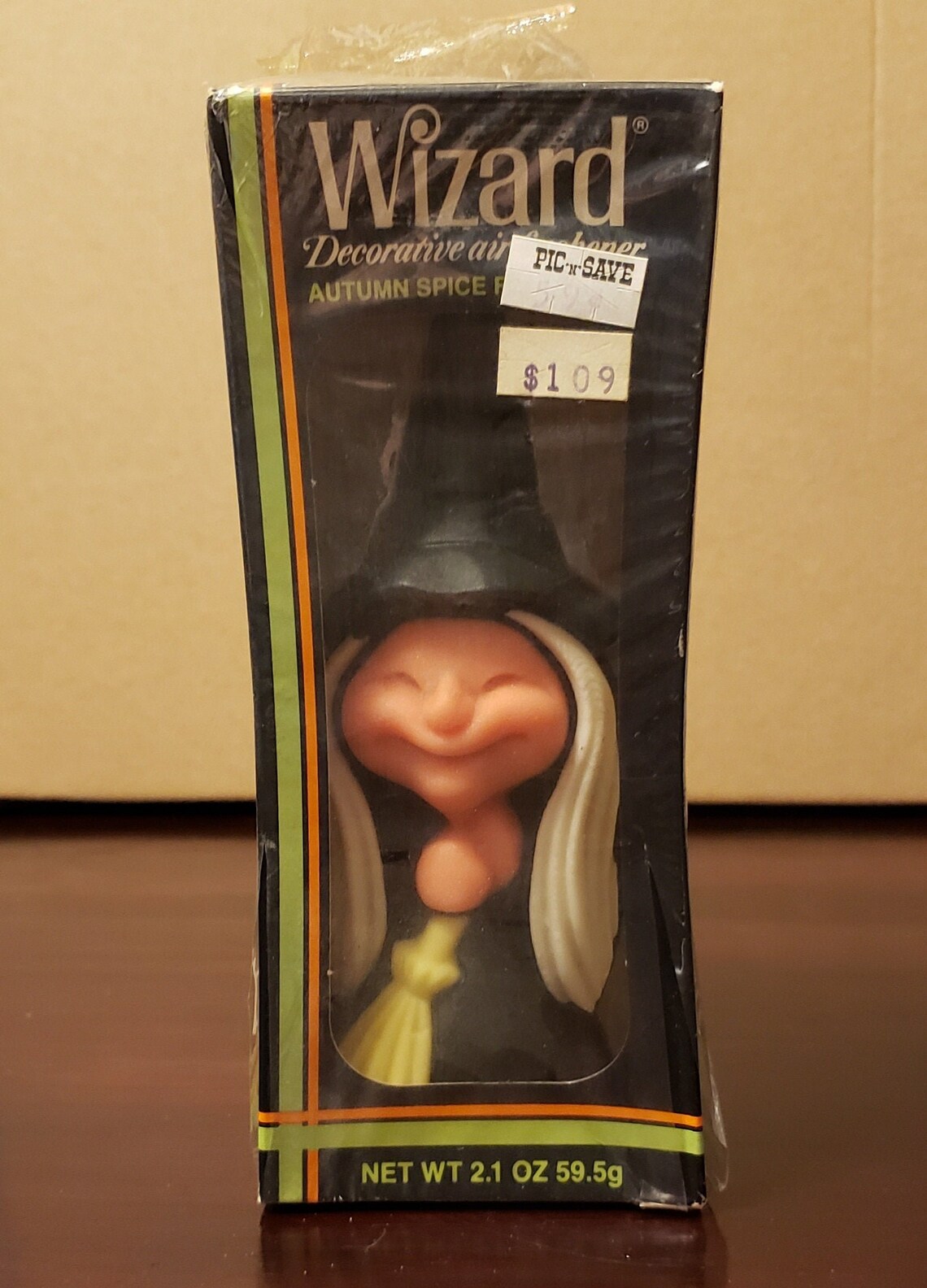 NOS vintage wizard brand Witch shaped air freshener In the Box Etsy