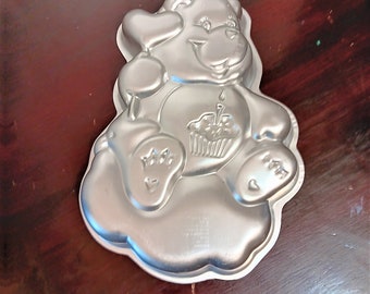 1983 Wilton retraité Care Bears Cake Pan anniversaire ours vintage cuisine décor