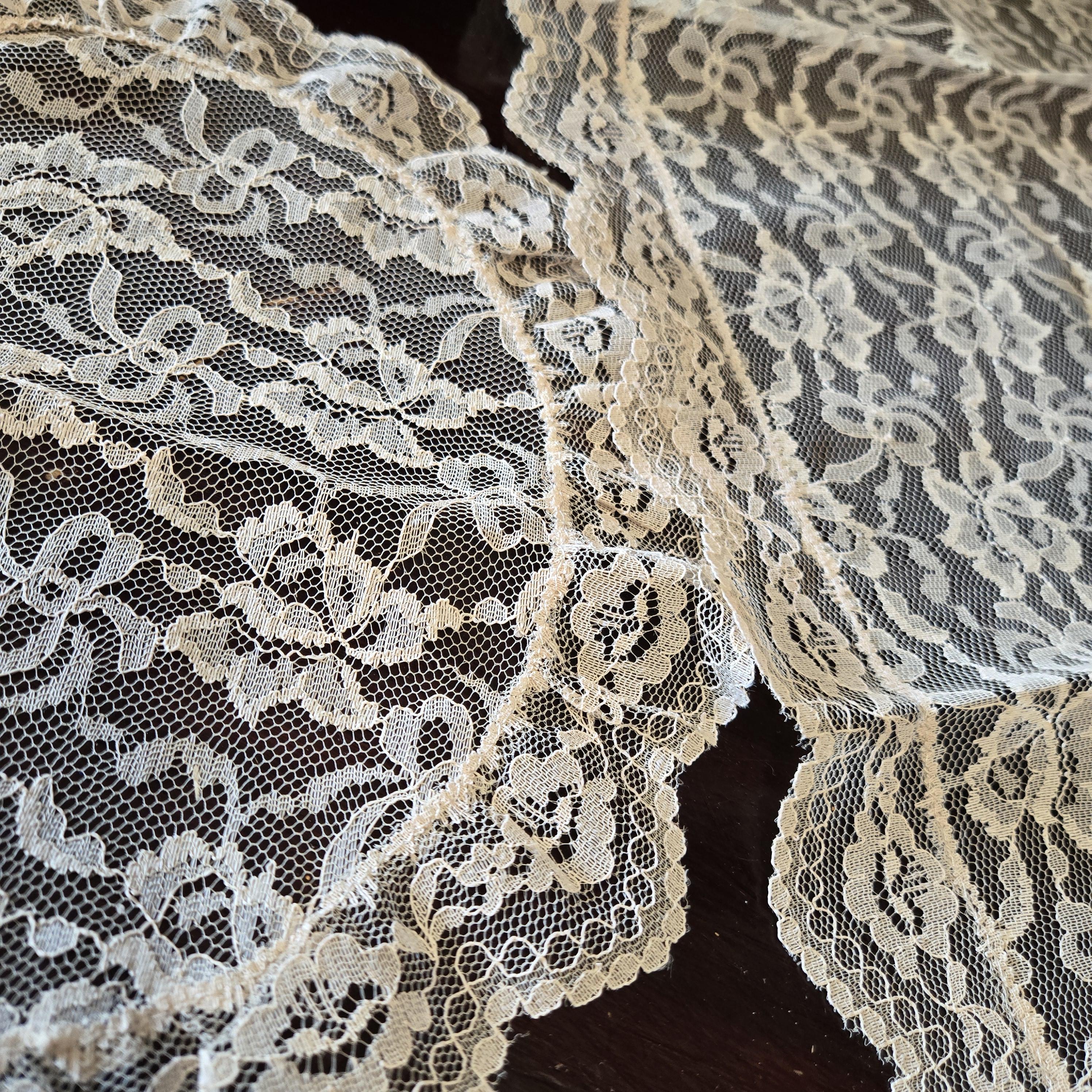 ヴィンテージ ユタ キャッスルトンズ デパート レース テーブル リネン