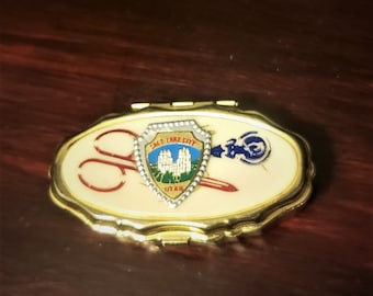 Salt Lake City Souvenir Trinket Box Travel Sewing Mini