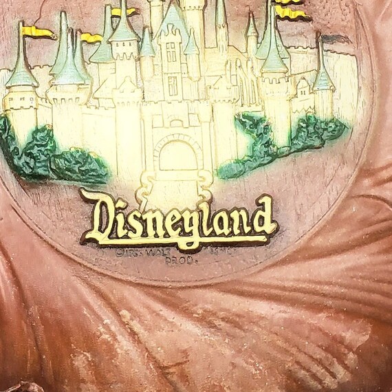 1955年 バーウッド ディズニーランド シンデレラ城 記念品 皿 プレート