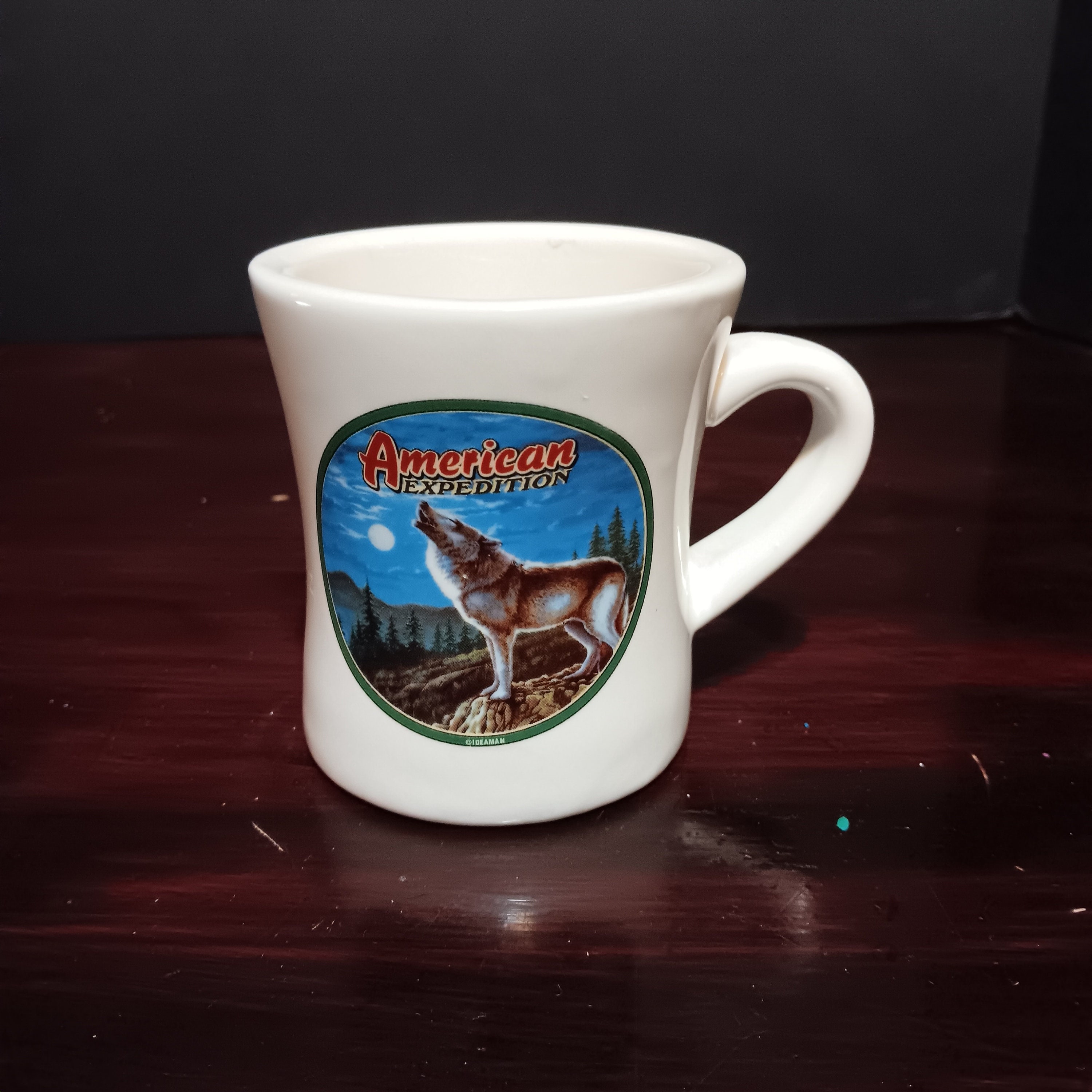 American Expedition Restaurant Style Coffee Mug Explore & Discover Grey  Wolf - Etsy