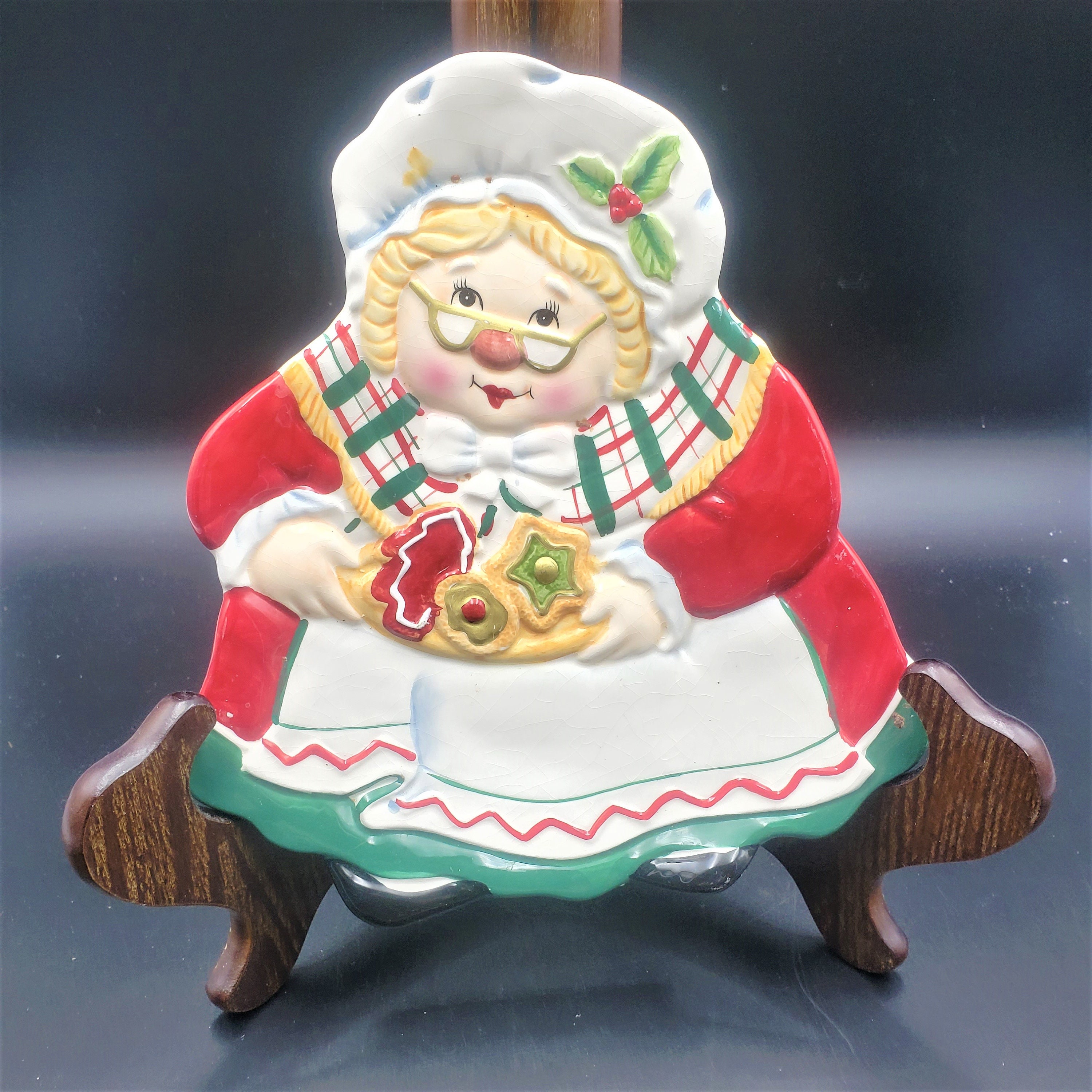 out MIYU様 ナチュラル クリスマス♡ マグネットプレート Mrs. Claus Cookies for Santa Plate Platter 9