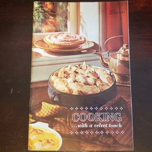 Cooking with a Velvet Touch Vintage Carnation Evaporated Milk Cookbook 1965