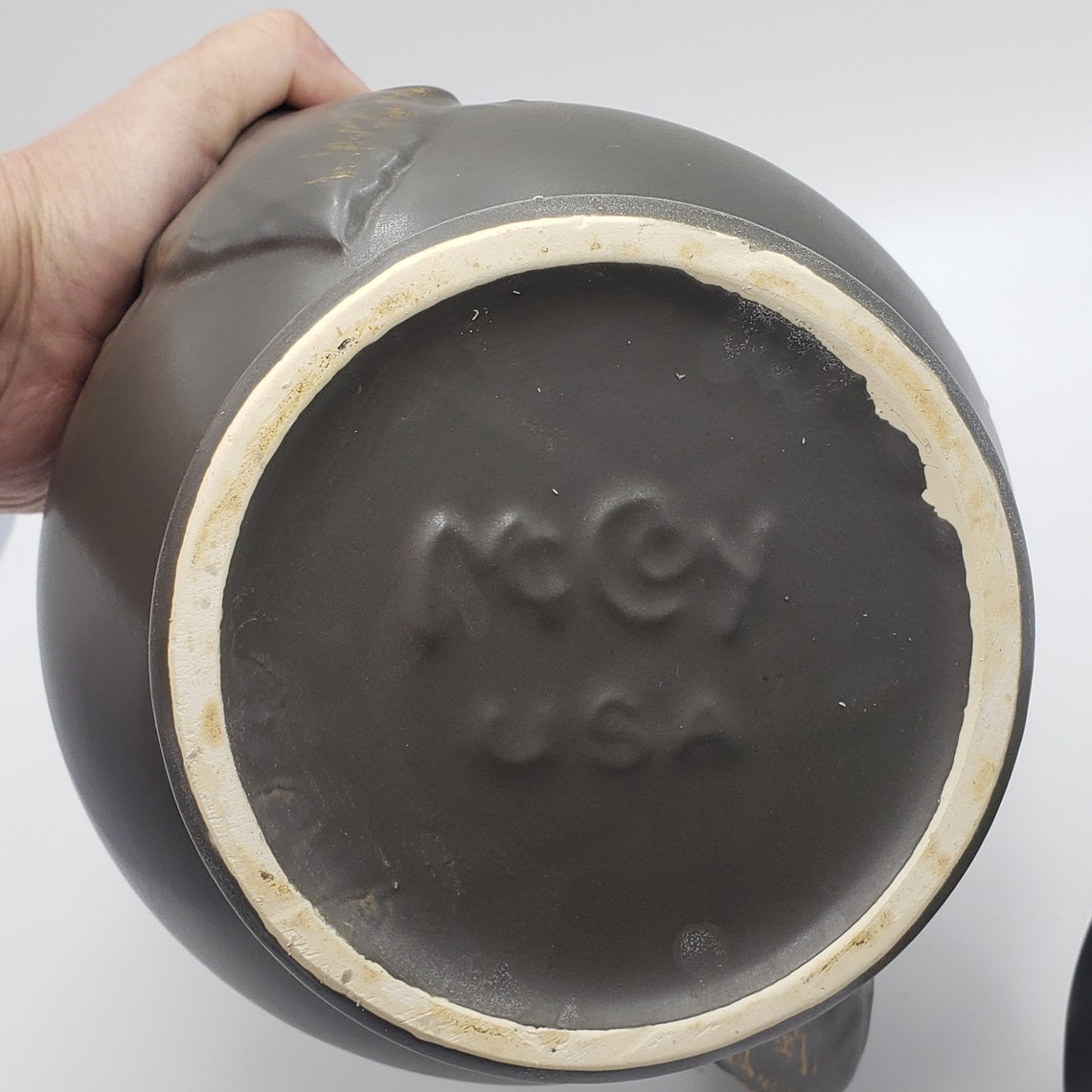 Mccoy Pottery Tea Pot Cookie Jar Mid Century Treats Grandma Etsy