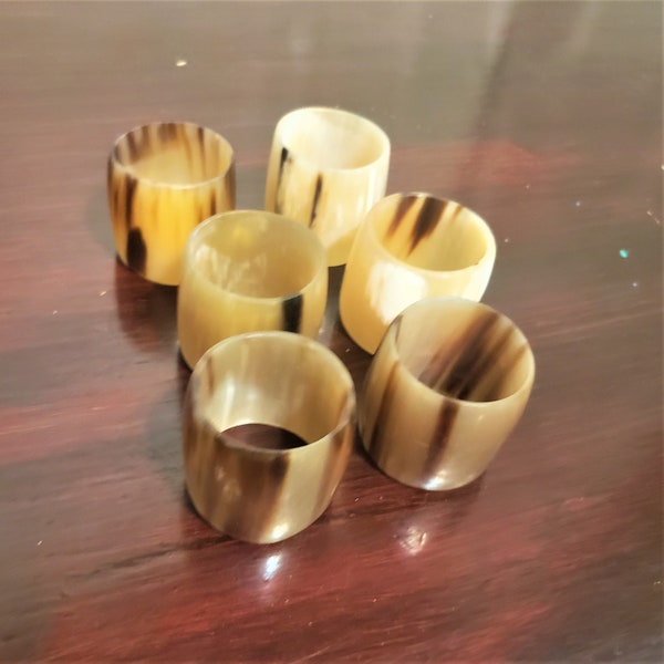 Antler Napkin Rings Etsy