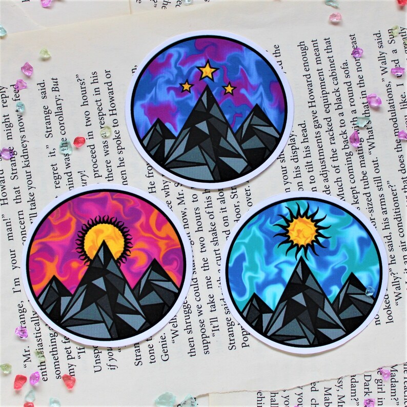 A Court of Thorns and Roses Stickers Court Symbols Sarah J Etsy Canada