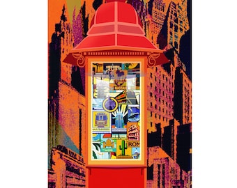 Red Travel Kiosk