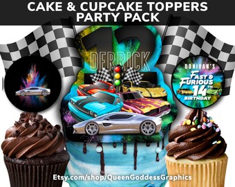 Race Car Cupcake Etsy