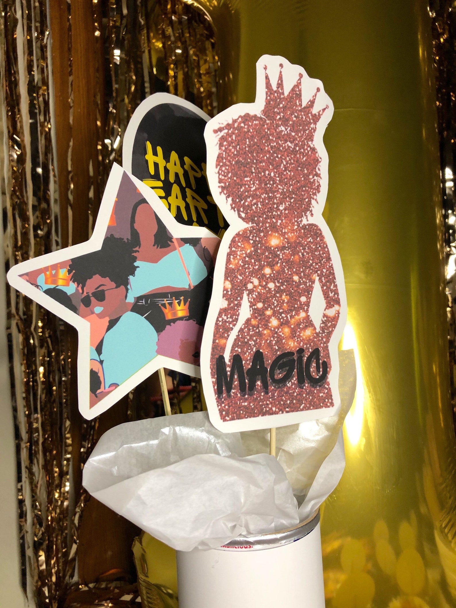 Black Girl Magic Party Decorations Photo Booth Props Etsy