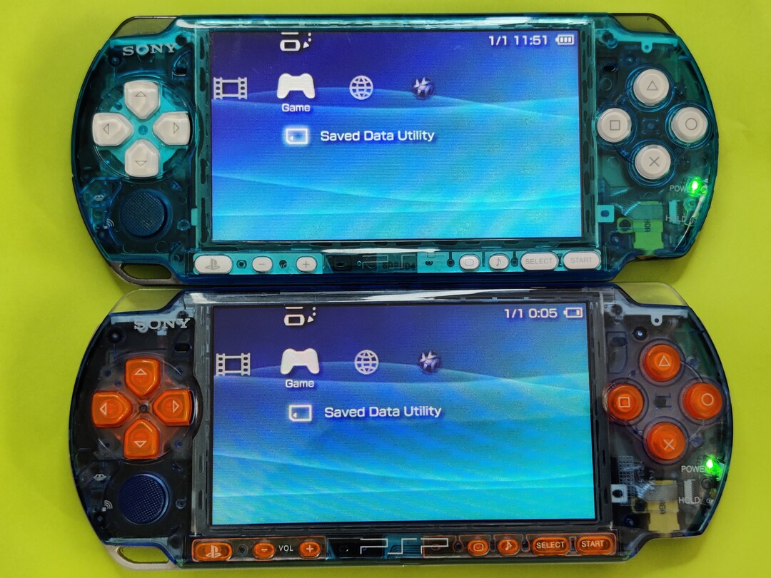 Personalized Customized PSP 1000 2000 3000 Game Console With Battery