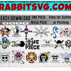 One Piece, Anime Bundle, One Piece Characters, Japanese SVG, PNG,EPS