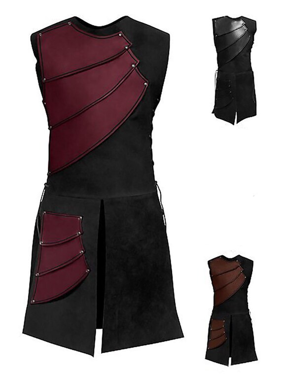 Halloween Costume Gift Wear Medieval Templer Tunic Knight tabard Surcoat LARP