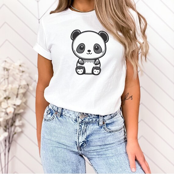 radium ga werken Editie Panda Shirt Cute Baby Panda T-shirt for Panda Lover Little - Etsy