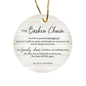 Memorial Ornament | Sympathy Gift | Family Ornament | In Loving Memory | Tree Ornaments | Funeral Favors | Christmas Ornaments | Grief Gift