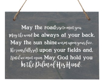 Irish Blessing Sign | Rope Sign | Blessed Sign | Irish Art | Irish Proverb Housewarming | Irish Blessing Wall Art | Home Sign | Irish Spring