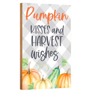 Thanksgiving Décor | Shelf Décor | Autumn Quotes | Pumpkin Wooden Sign | Housewarming Gift | Table Décor | Entryway Sign | First Day Of Fall