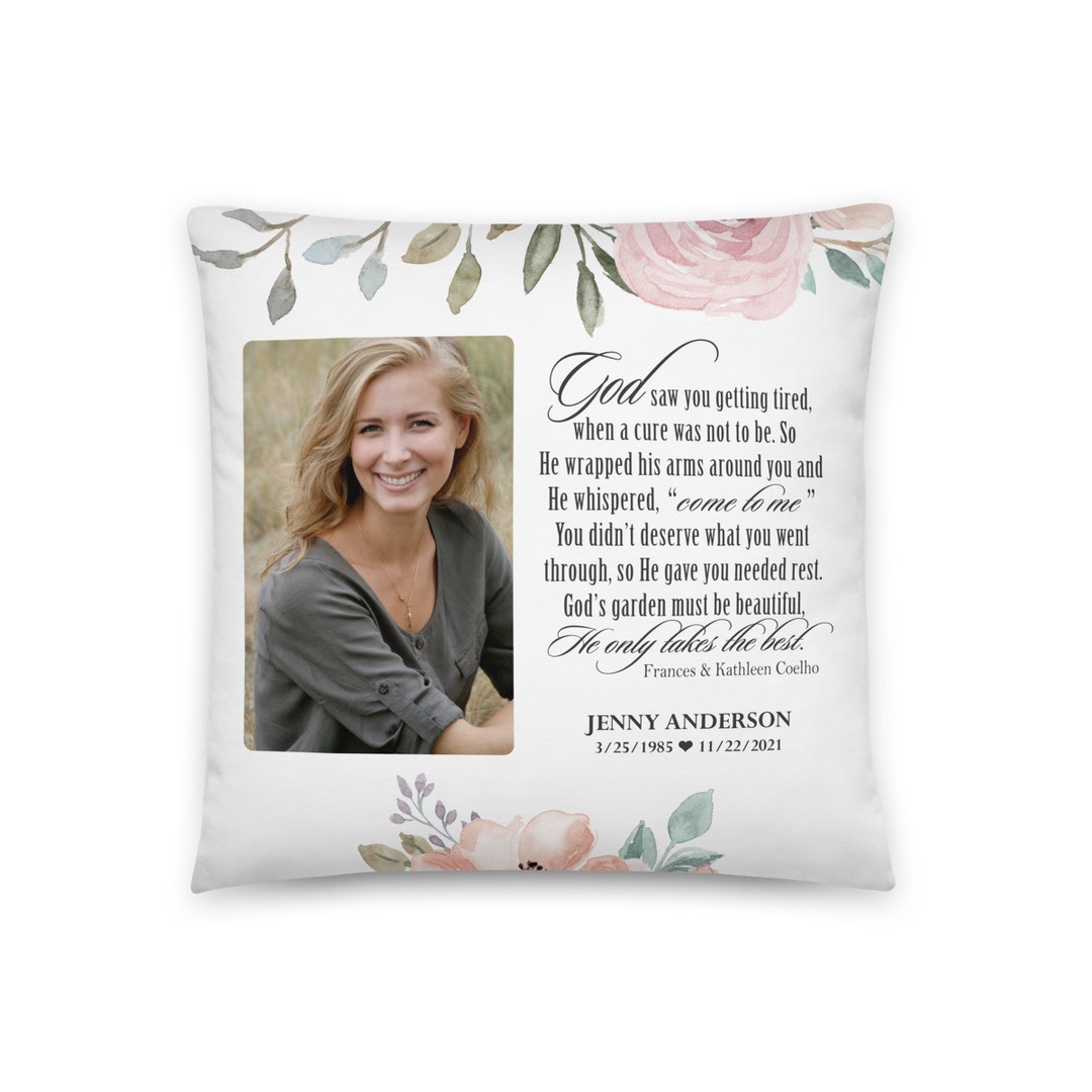 Personalized Memorial Pillow Custom Pillow Memory Pillow Memorial Gift