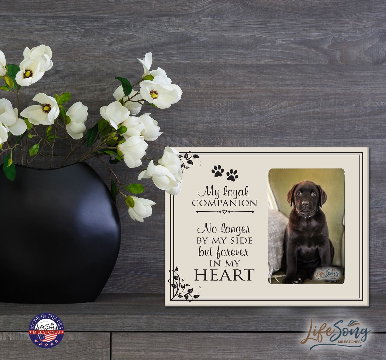 Pet Memorial Picture Frame | Personalized Pet Gifts | Loss of Dog ...