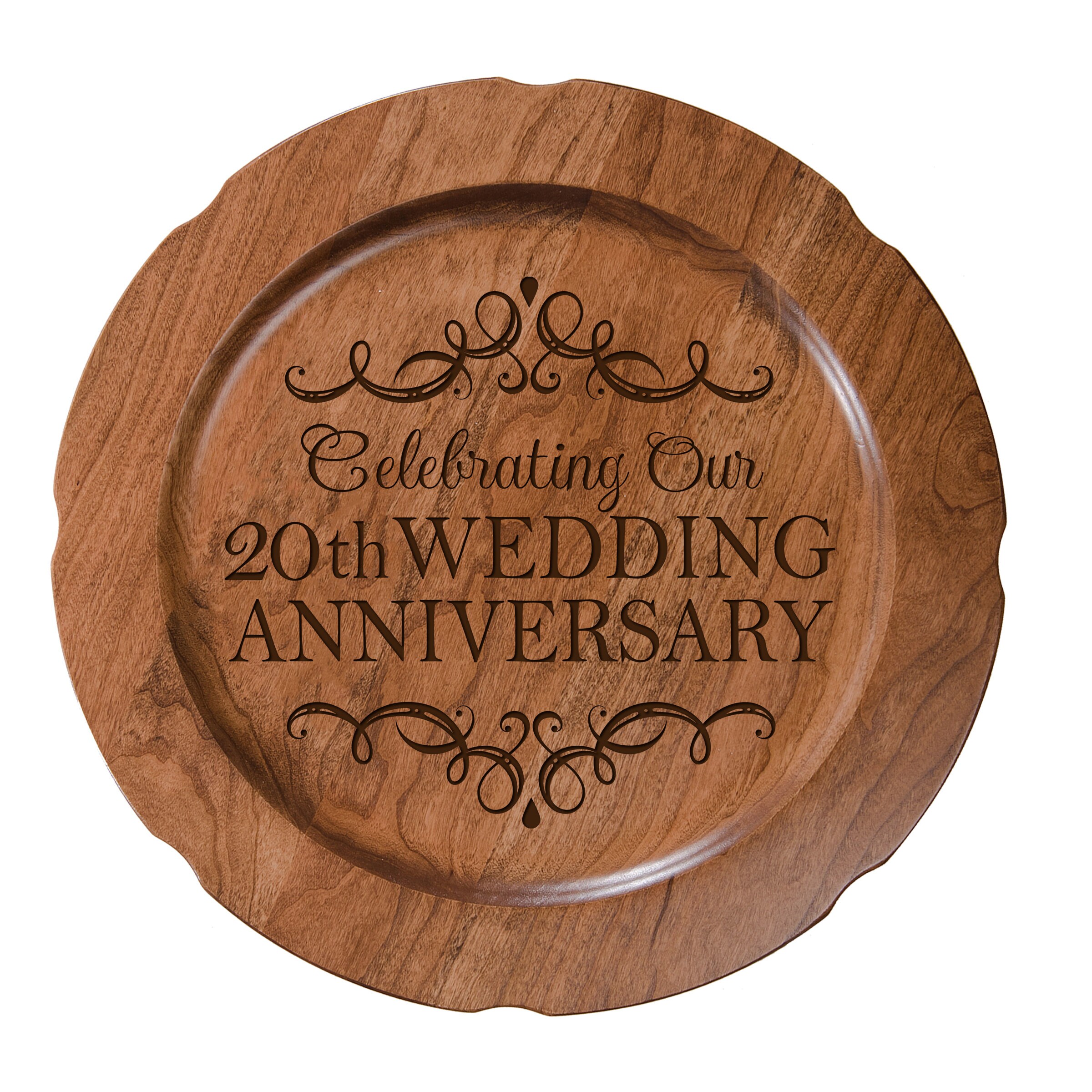 20th Anniversary Gift | Anniversary Plate | Decorative Plate