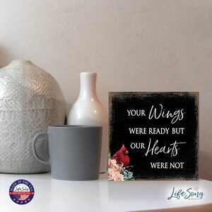 Cardinal Memorial Sign | Cardinal Shelf Sitter | Wedding Memorial Gift | Memorial Gift for Loss | Loss of Mother