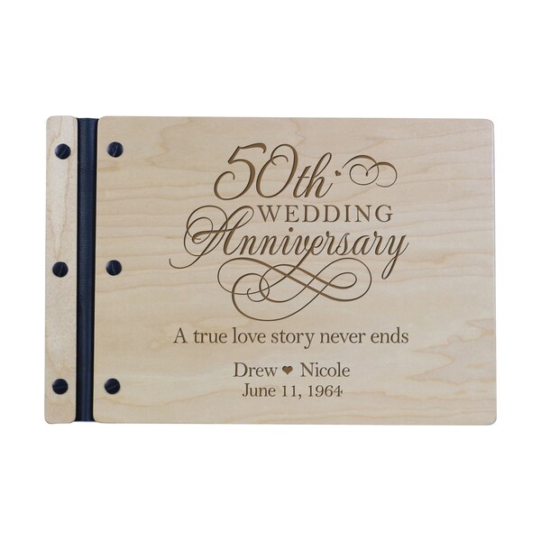 50th Anniversary Guest Book Etsy