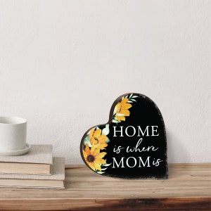 Shelf Décor | Housewarming Gift | Shelf Sitter Sign | Farmhouse Signs | Wooden Signs | Bookshelf Décor | New Home Gift | Gift For Mom