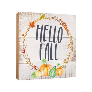 Thanksgiving Décor | Shelf Décor | Autumn Quotes | Pumpkin Wooden Sign | Housewarming Gift | Table Décor | Entryway Sign | First Day Of Fall