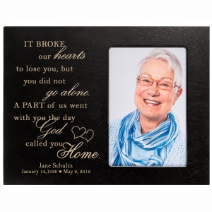 Memorial Photo Frame | Memorial Frame | Memorial Gift | Personalized Frame | Custom Picture Frame | Sympathy Gift | Bereavement Gift