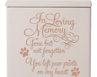 Pet Cremation Urn | Dog Urns for Ashes | Cat Urn for Ashes | Pet Cremation Box | Dog Urn | Pet Urn for Cats | Pet Ashes Keepsake Urn 3.5"