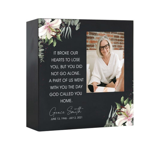 Picture Urn | Ashes Keepsake | Loss Of Father | Urns For Human Ashes | Sorry For Your Loss | Sympathy Gift | Unique Urn shops | In Loving Memory