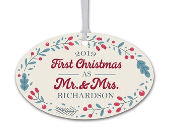 New Home Housewarming Gift | Personalized New Home Ornament | Custom House Ornament | Housewarming Ornament | Mr. & Mrs. | Home Decor