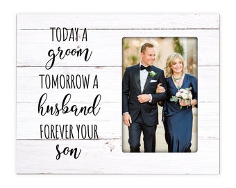 Mother of the Groom Gift | Family Picture Frame | Wedding Photo Frame | Wedding Day Gift for Groom | Wedding Frame | Photo Frames | Wedding
