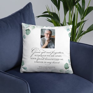 Personalized Memorial Pillow | Custom Pillow | Memory Pillow | Memorial Gift | Bereavement Gift | Sympathy Gift | In Loving Memory