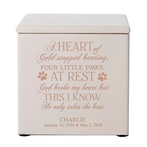 Pet Urn | Ashes Keepsake | Pet Memorial | Personalized Memorial Gift | Small Urn | Pet Ashes Urn | Cremation Urn | Pet Urns | Urn For Cat