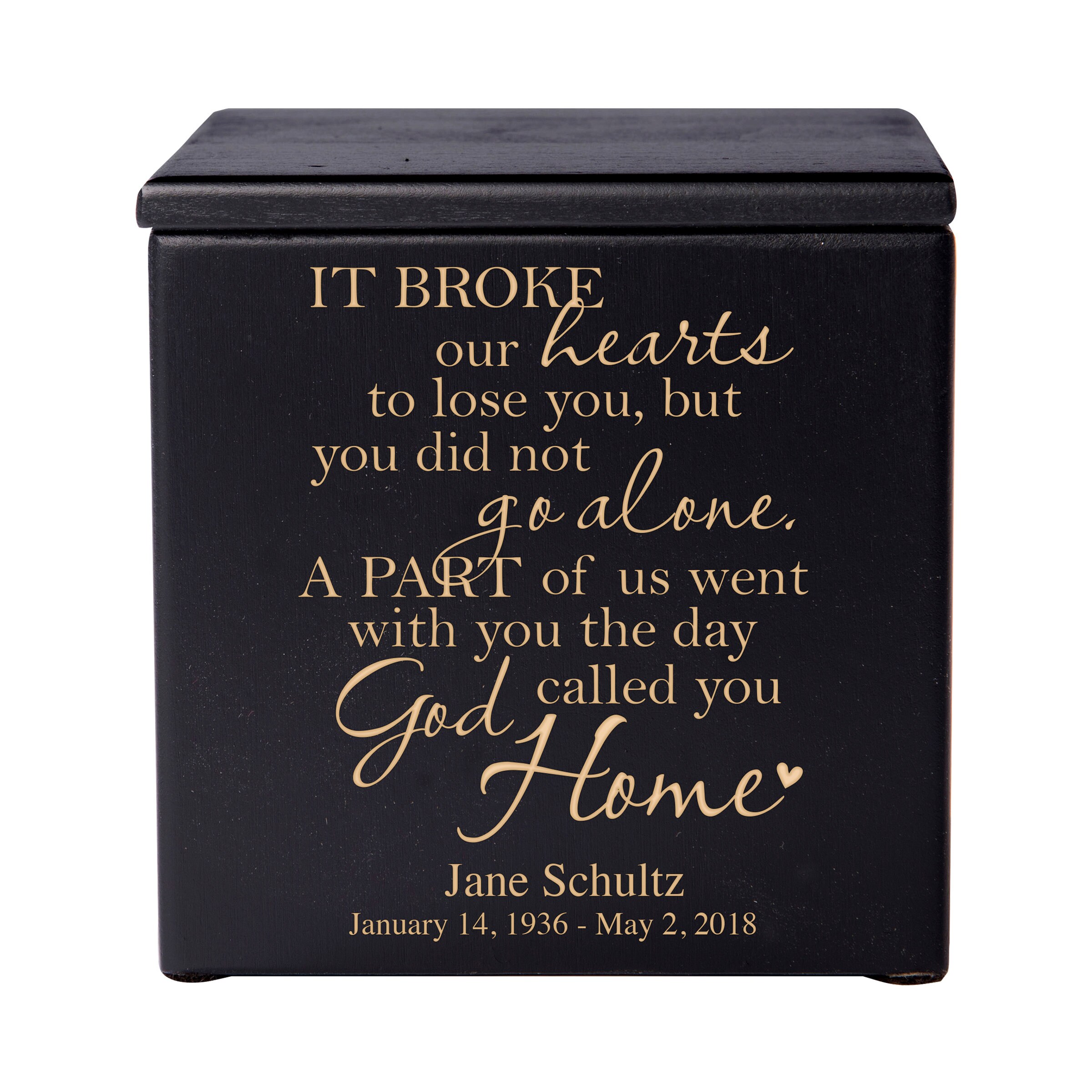 Urns for Human Ashes Personalized Memorial Wooden Box Etsy