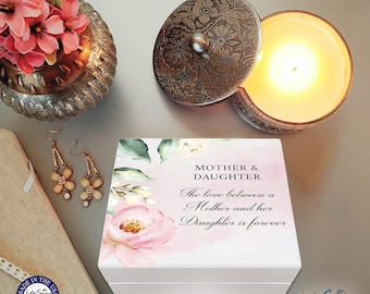 sentimental jewelry box, family memory box, keepsake jewelry box, jewelry storage box, wooden keepsake box, remembrance box, trinket box